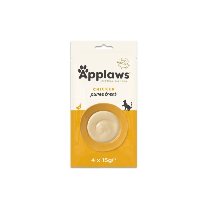 Applaws - Pure chicken cat snack - 4 x 15 gram