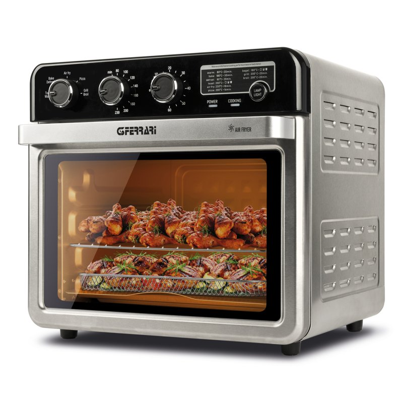 G3 Ferrari G1022100 fryer Single 32 L Stand-alone 2000 W Hot air fryer Black, Stainless steel