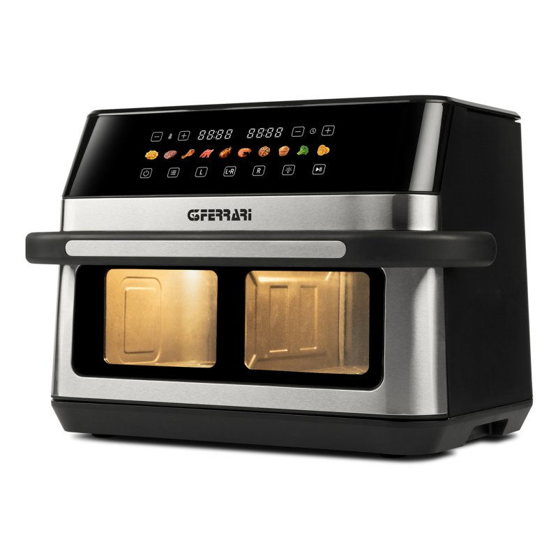 G3 Ferrari G10223 fryer Double 12 L Stand-alone 2200 W Hot air fryer Black Stainless steel