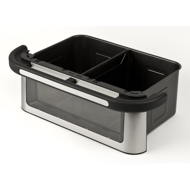 G3 Ferrari G10223 friteuse Double 12 L Autonome 2200 W Friteuse d’air chaud Noir, Acier inoxydable