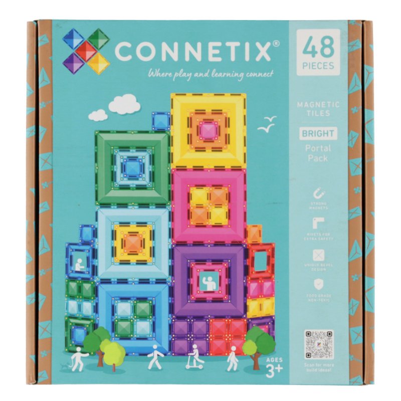 Connetix - Bright Portal Pack - 48 pc (CT-R-00048-PP)