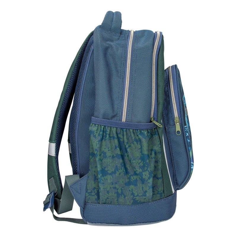 Dino World Action 0413978 sac à dos Cartable sac à dos Bleu, Vert EVA (Acétate de vinyle d'éthylène), Polyester,