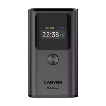 Canyon OnPower 130 Powerbank 10.000 mAh PD30W dark grey