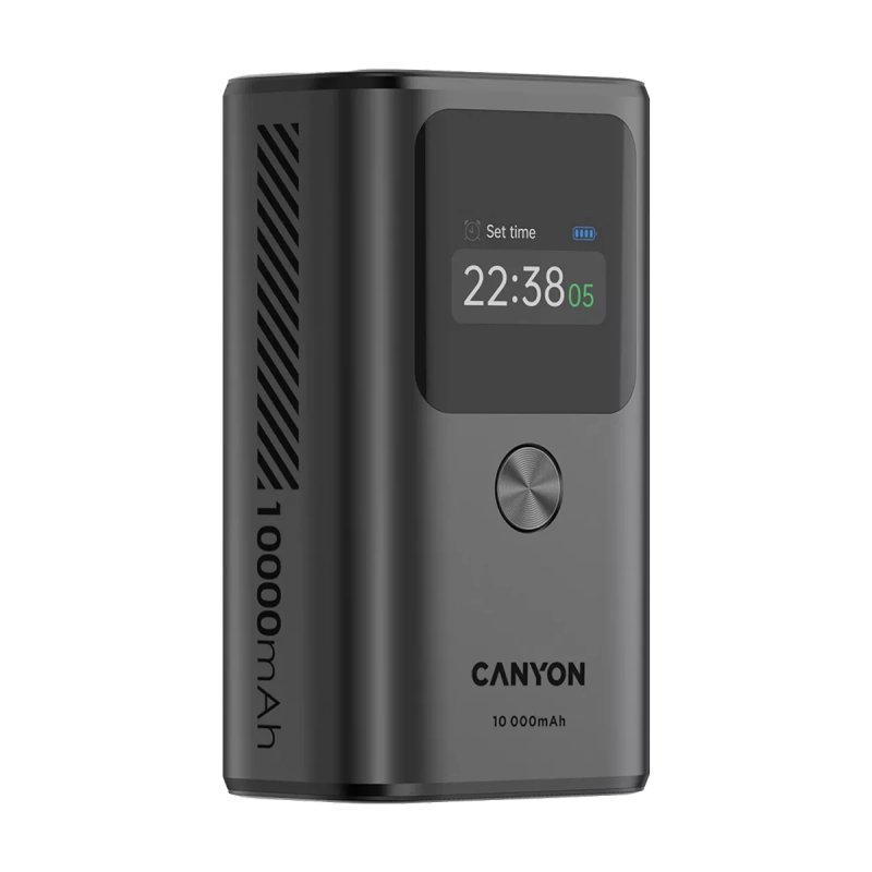 Canyon OnPower 130 Powerbank 10.000 mAh PD30W dark grey