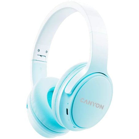 Canyon OnRiff 4 Casque Sans fil Arceau Appels/Musique/Sport/Au quotidien USB Type-C Bluetooth Bleu
