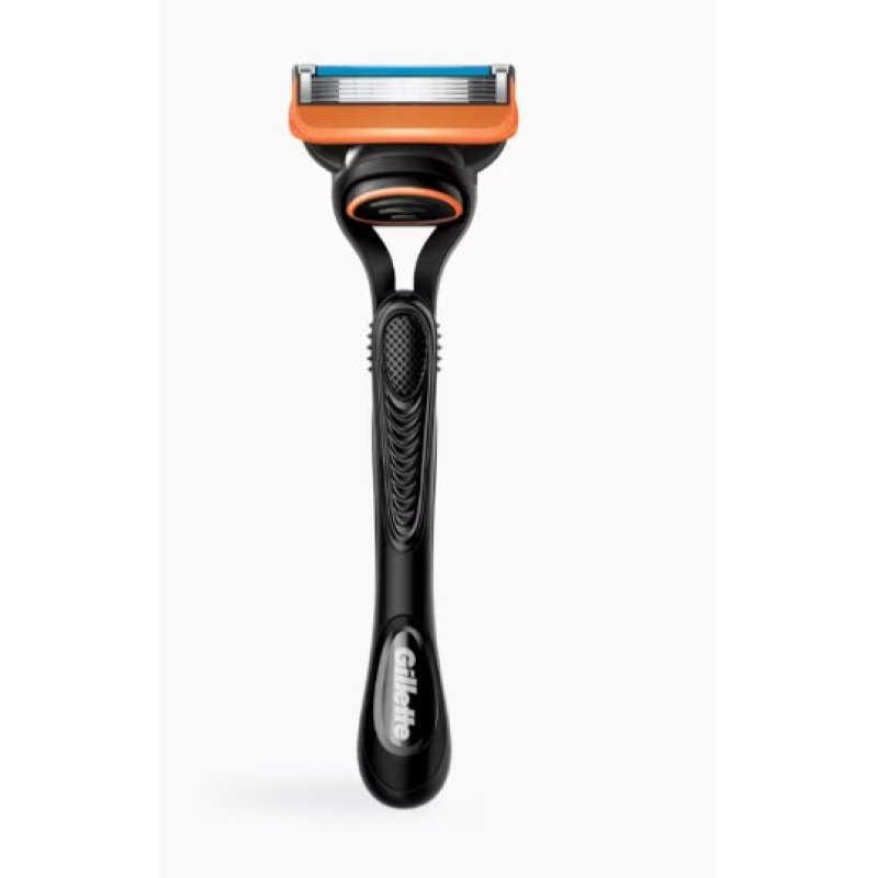 Gillette Fusion5 Rasoir droit Noir, Orange
