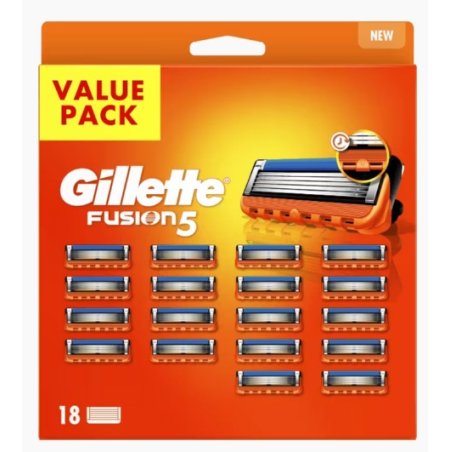 Gillette Fusion5 System Blades 18 Pack