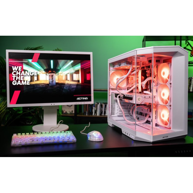 Actina 5901443437673 PC AMD Ryzen™ 7 7800X3D 32 Go DDR5-SDRAM 1 To SSD NVIDIA GeForce RTX 5070 Windows 11 Home Midi