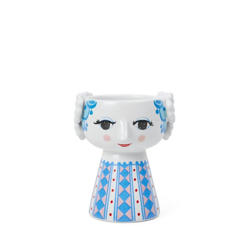 Bjørn Wiinblad - Eve Candleholder 9,5 cm - Blue