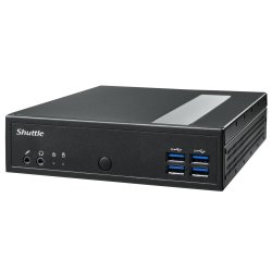 Shuttle XPC slim Barebone DL40N, Intel N150, 1x DDR5, 2x LAN (2x 2.5Gbit), 2xCOM,1xHDMI,1xDP, 1x VGA, fanless, 24/7