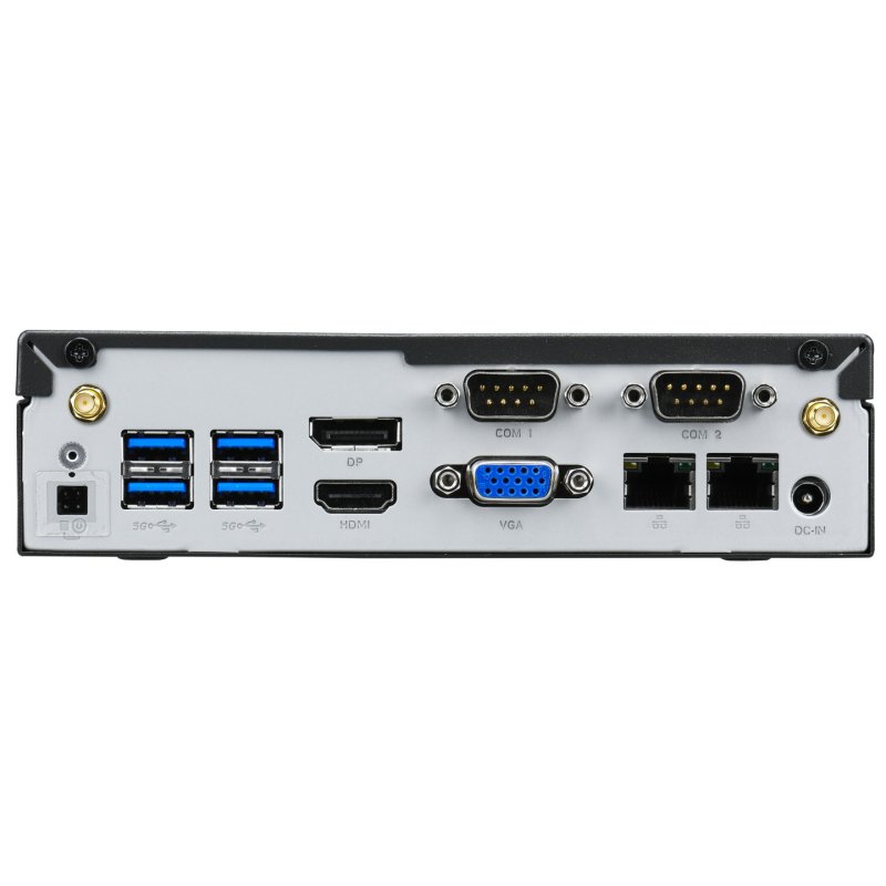 Shuttle XPC slim Barebone DL40N, Intel N150, 1x DDR5, 2x LAN (2x 2.5Gbit), 2xCOM,1xHDMI,1xDP, 1x VGA, fanless, 24/7