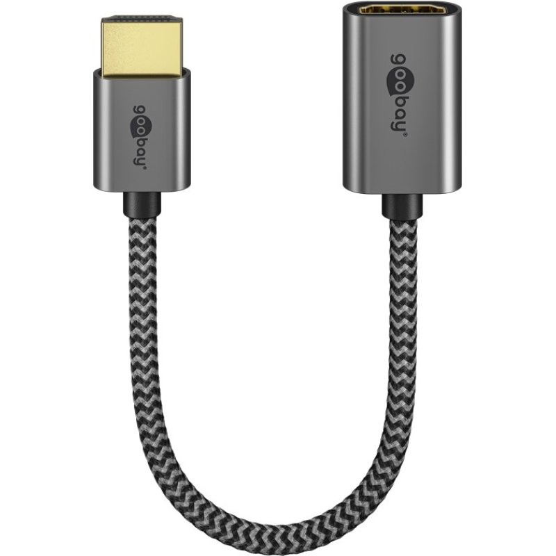 Ultra High-Speed HDMI-Flexiadapter (schwarz/gold)