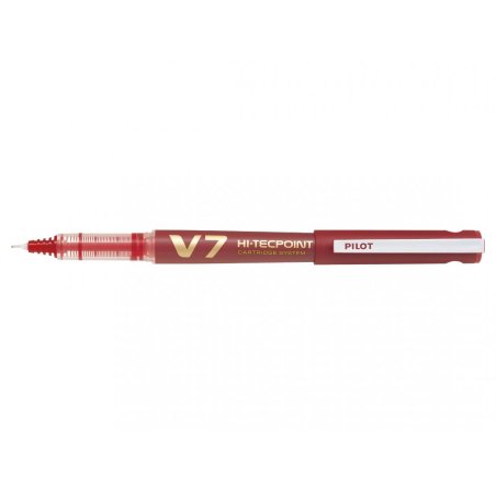 PILOT Stylo roller V7 Hi-Tecpoint, rechargeable, rouge
