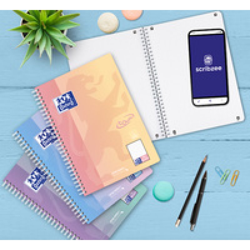 Oxford Collegeblock TOUCH, B5, punktkariert, Pastellverlauf