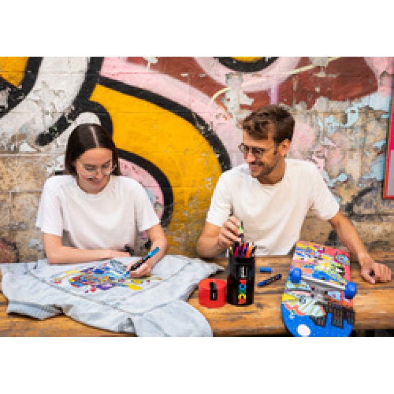 POSCA Marqueur à pigment, tube en métal de 13 pièces