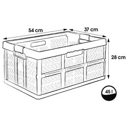 keeeper Profi-Klappbox "benno", 45 Liter, olive