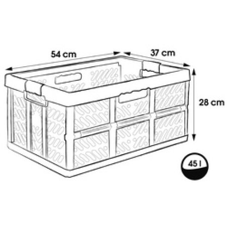 keeeper Profi-Klappbox "benno", 45 Liter, olive