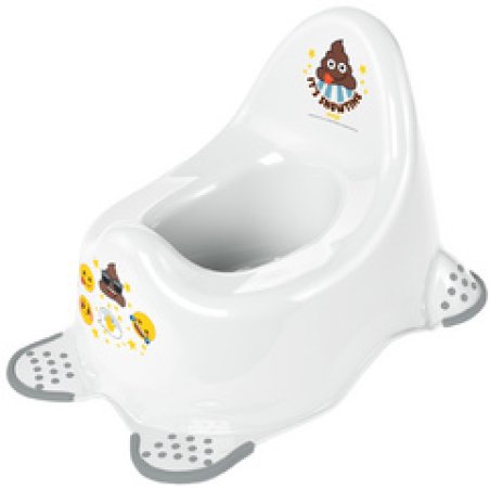 keeeper kids Pot pour bébé "adam emoji showtime", blanc