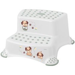 keeeper kids Marchepied "igor dogs", 2 niveaux, blanc