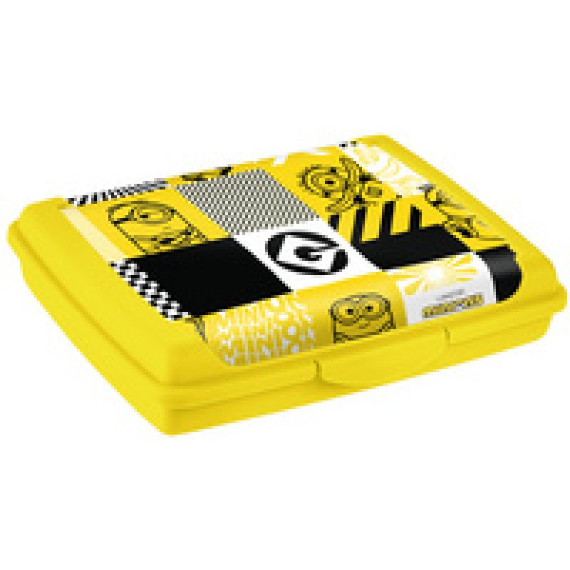 keeeper Boîte à goûter "carla mini minions mosaic", noir