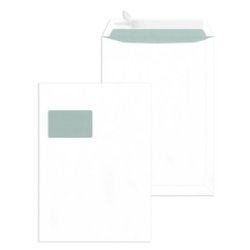 MAILmedia Versandtasche Offset weiß, C4, mit Fenster