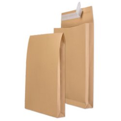 MAILmedia Pochette d'expédition B4 à soufflets, blanc