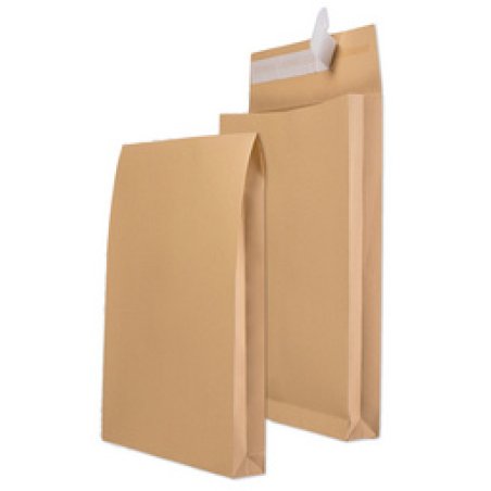 MAILmedia Pochette d'expédition B4 à soufflets, blanc