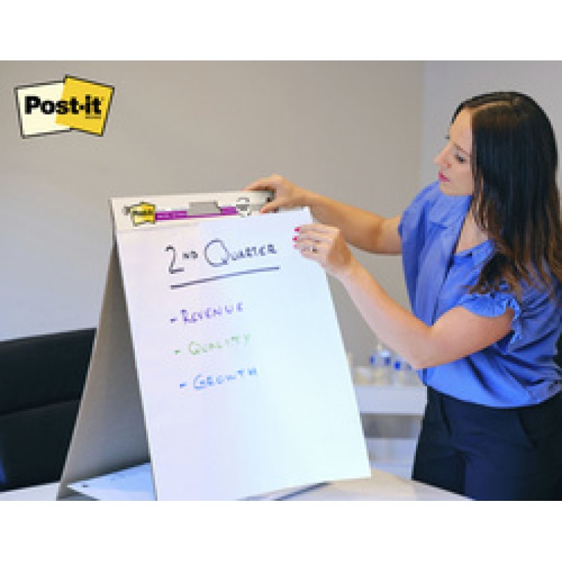 Post-it Bloc super sticky Meeting Chart avec support