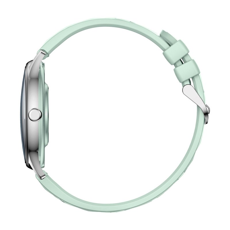 Smart Watch COLMI L28 (Silver-Green green leather strap)