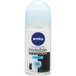 NIVEA Roll-on Invisible For Black & White Fresh 50ml