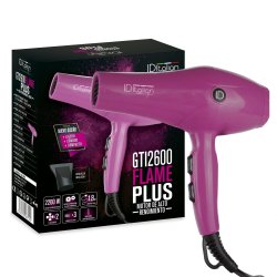 ID Italian Design Hair Dryer with Diffuser GTI 2600 AC Motor 2200W - Pink