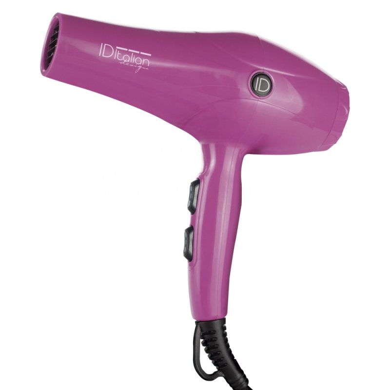 ID Italian Design Hair Dryer with Diffuser GTI 2600 AC Motor 2200W - Pink