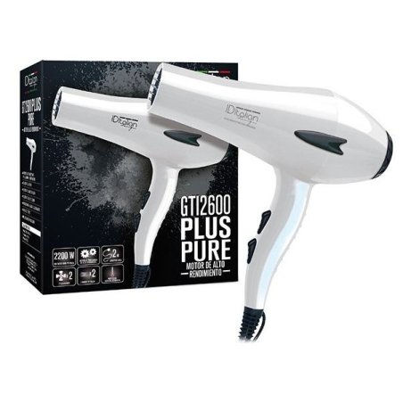 ID Italian Design Professional Hair Dryer with Styling Nozzle 2200W White