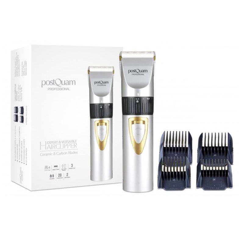 POSTQUAM 8432729063004 ER Cutter 1910-PQPAE6001 Xpert and Versatile Hair Clipper