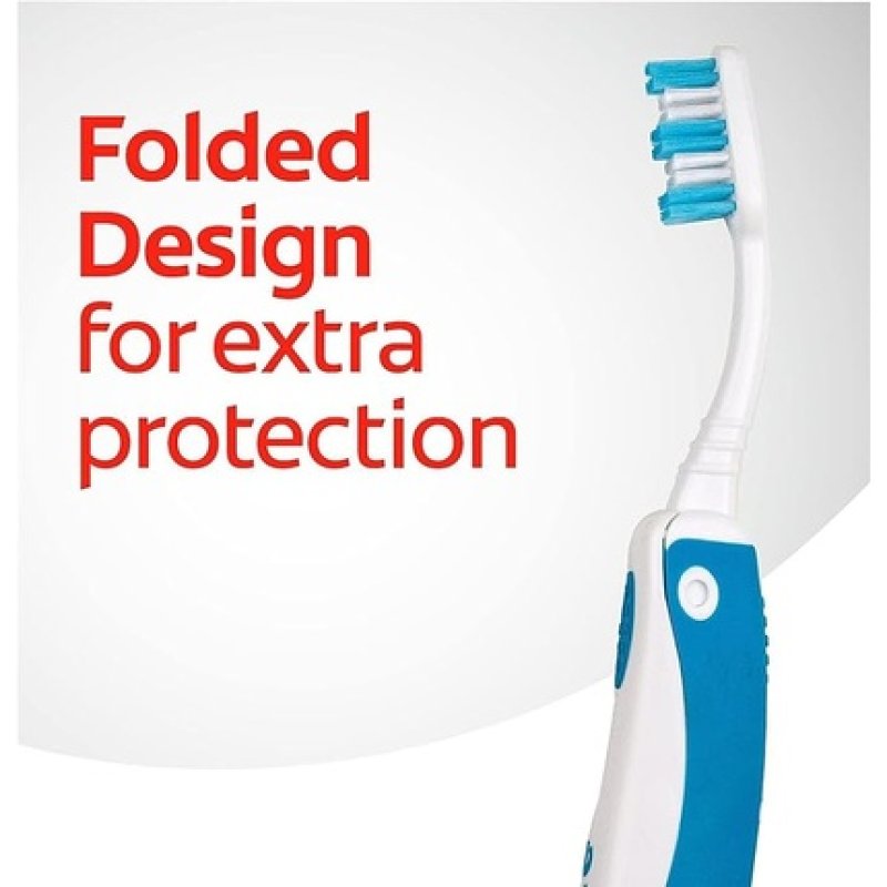 Colgate Total Travel Set Soft Toothbrush with Colgate Total Toothpaste Compact Size Contains Fluoride Protects