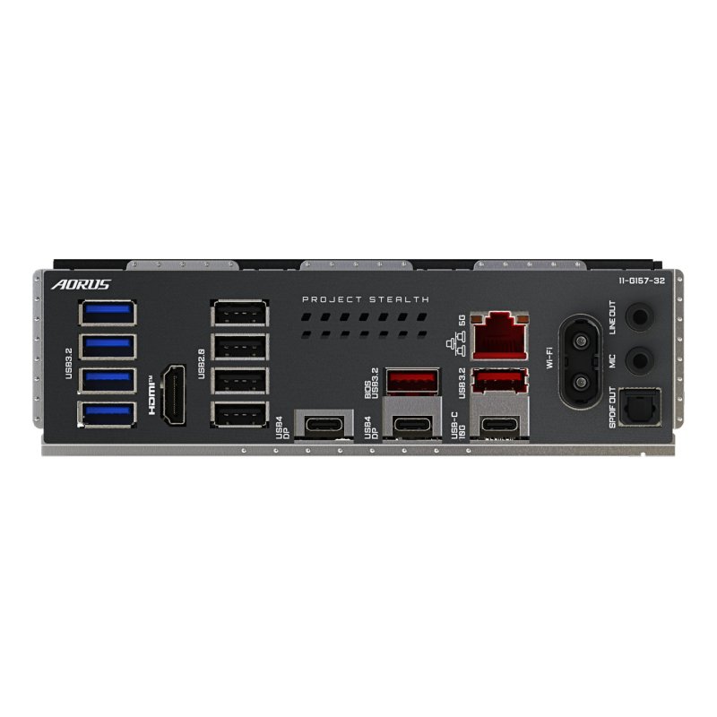 GIGABYTE X870 AORUS STEALTH Motherboard - Supports AMD Ryzen 9000 CPUs, 16 2 2 Phases Digital VRM, up to 8200Hz DDR5