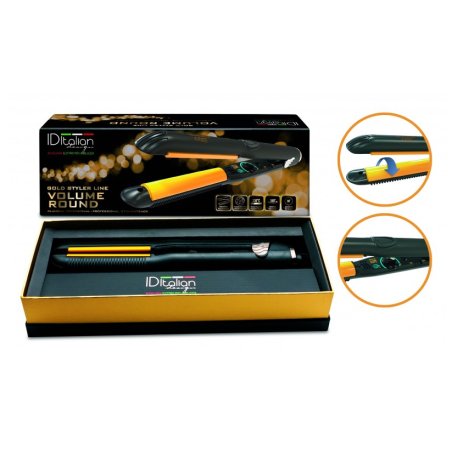 POSTQUAM 8432729054262 Gold Style Volume Round-Idevolum Flat Iron Black