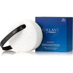 Spongell Men's Homme Collection Body Wash Infused Mini Buffer Gallant Blue