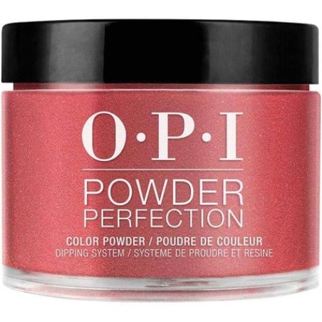 Opi Powder Perfection I'M Not Really A Waitress Opaque Dark Red Pearl Nail Dipping Powder Acrylic Alternative