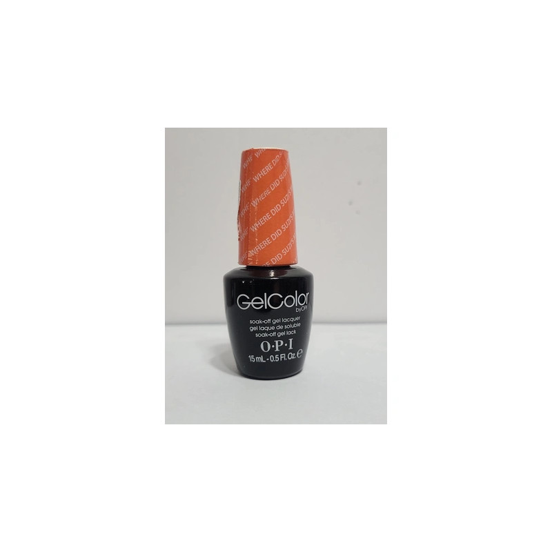 Opi Gelcolor Soakoff Nail Polish Where Did Suzi's Mango 15 Ml 05 Fl Oz