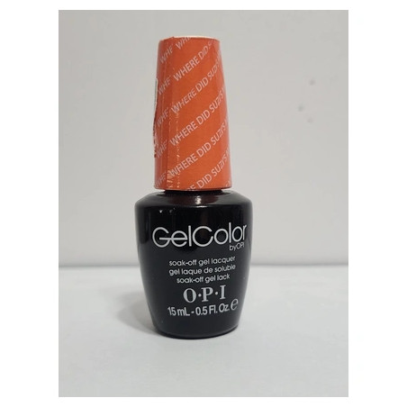 Opi Gelcolor Soakoff Nail Polish Where Did Suzi's Mango 15 Ml 05 Fl Oz