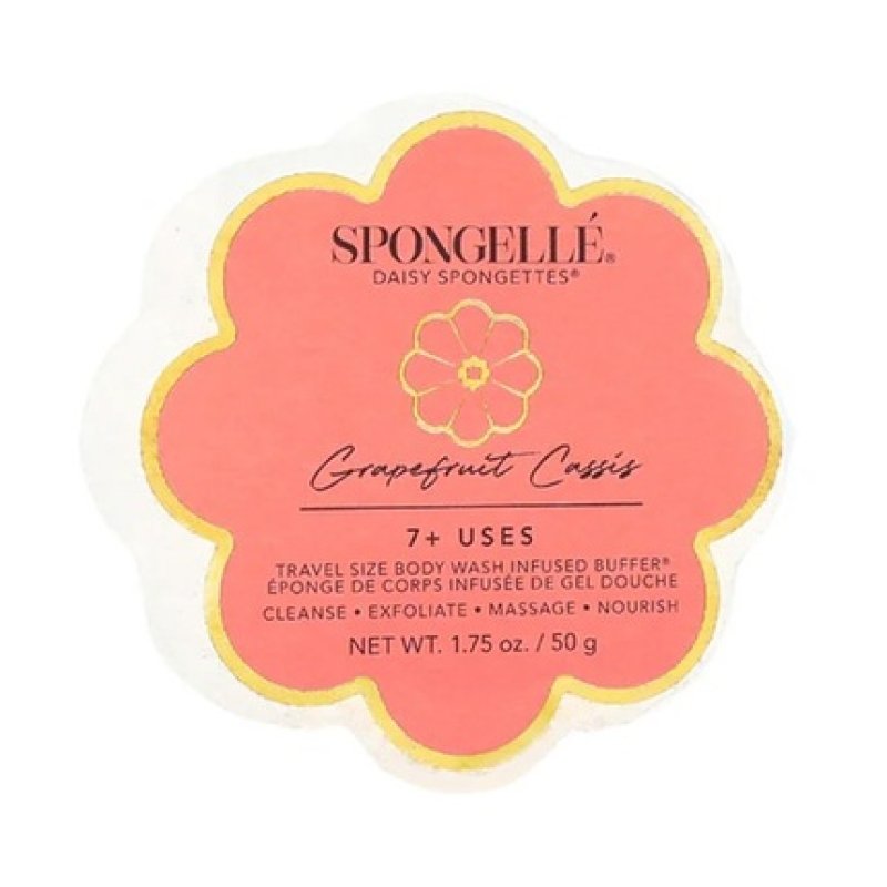 Spongelle Grapefruit Cassis Spongette Loofah Body Scrubber