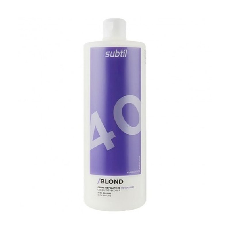 Subtle Blond Cream Developer 12 40 Volume 1000 Milliliters Oxidizer