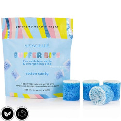 Spongelle Pedipop Buffer Bits Cotton Candy 45g 30 Washes