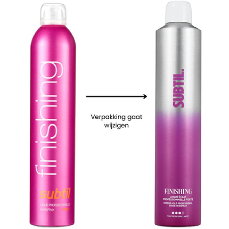 Subtil Finishing Strong Hold Shine Hairspray 500 Ml