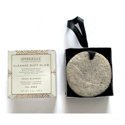 Spongelle Shimmer Collection Cleanse Buff Glow In Pearl Blossom New