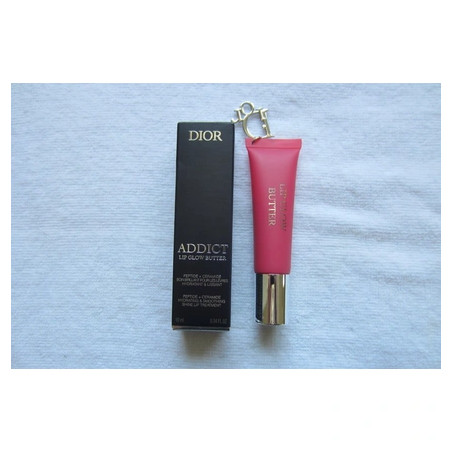 Dior Lip Glow Butter Hydrating Gloss Balm In Lychee Full Size