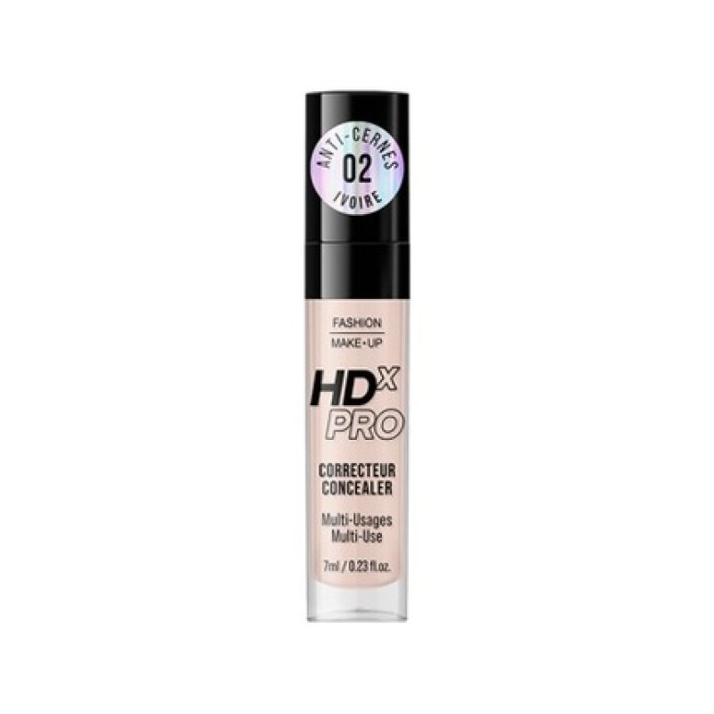 Fashion Make Up Hd Concealer Anti Dark Circles Xpro 02 Ivory 7 Ml