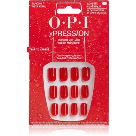 Opi Make Em Jelly Xpresson Artificial Fingernails Slaying With Fire 30 Pieces