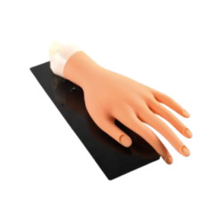 Peggy Sage Practice Hand With Stand And 20 Nail Protectors